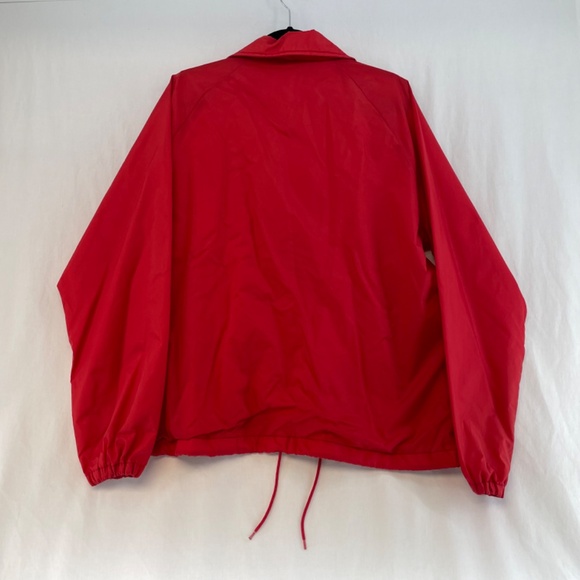 Trimark Sheridan Buttoned Lightweight Windbreaker Jacket Red Men’s Size Large - Picture 5 of 14